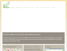 Tablet Screenshot of gartenbaumschulen.com